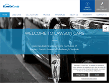 Tablet Screenshot of lawson-cars.co.uk